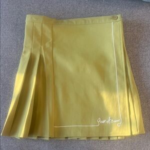 House of Sunny Green Mini Tennis Skirt